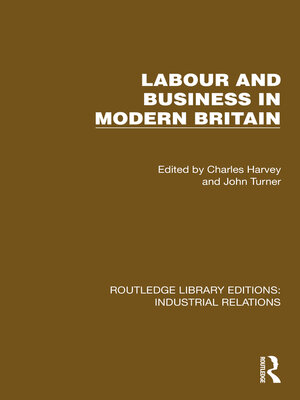 cover image of Labour and Business in Modern Britain